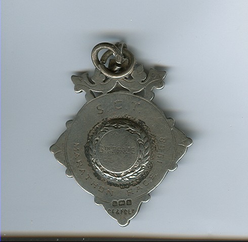 The West Dorset Hanns - The back of the medal awarded to Alfred Edgar ...